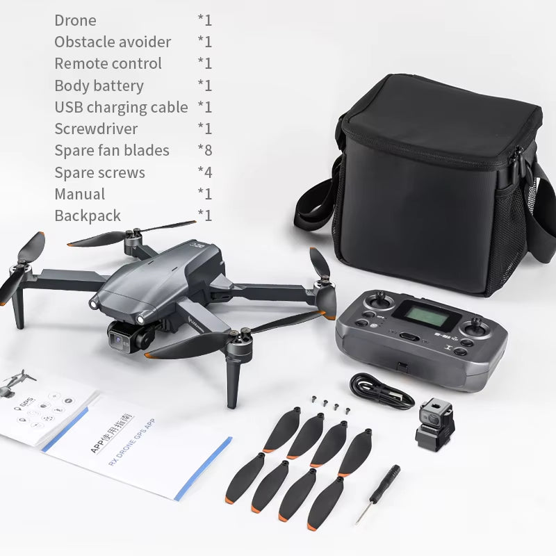 Xiaomi L600 PRO MAX Drone 4K Professional HD Dual Camera 360°Obstacle Avoidance Brushless Quadcopter 3-Axis Gimbal Drone