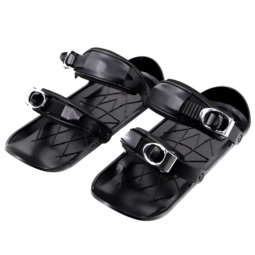 Mini Short Ski Skates Snowboard Boots Ski Boards Adjuatable Short Skating Ski Shoes for Winter Outdoor Sports for Adult Male