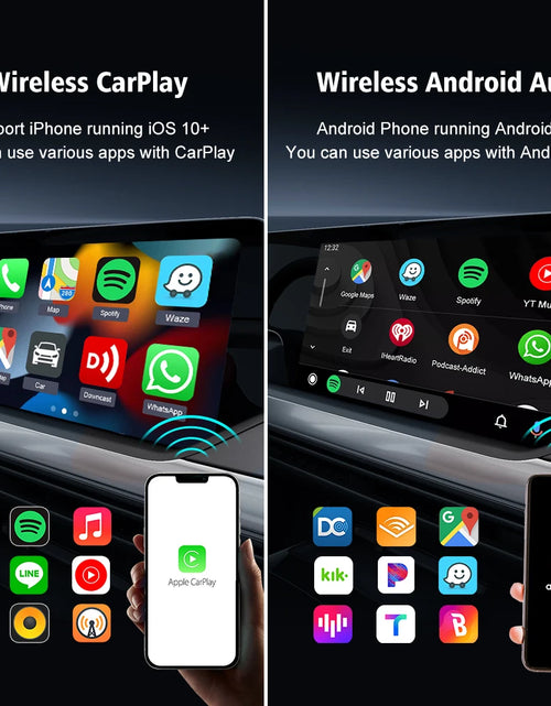 Load image into Gallery viewer, 2Air  5.0 Wireless Carplay Wireless Android Auto Box 2.4G &amp; 5.8Ghz Wifi BT Auto Connect Plug&amp;Play for Wired AA CP Cars
