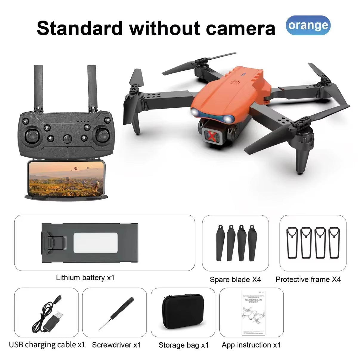 4K HD Single Camera with GPS 5G WIFI Wide Angle FPV Real-Time Transmission RC Folding Aircraft Professional Drone K3/E99