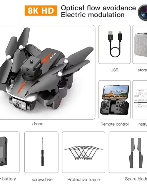 Load image into Gallery viewer, XIAOMI  P11S Drone 8K GPS Professional HD Aerial Photography Dual-Camera Omnidirectional Obstacle Avoidance Quadrotor Drone
