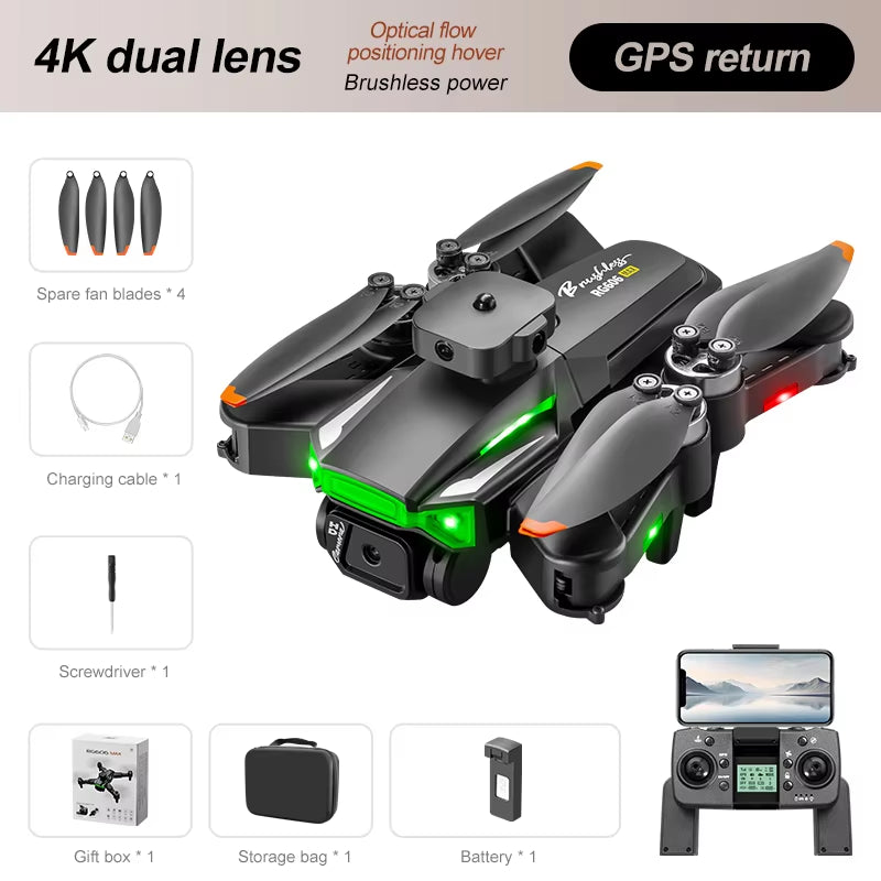 Xiaomi RG606 Drone 4K HD Aerial Profeissional Photography 5G WIFI GPS Obstacle Avoidance Dual Camera Brushless Motor Quadcopter