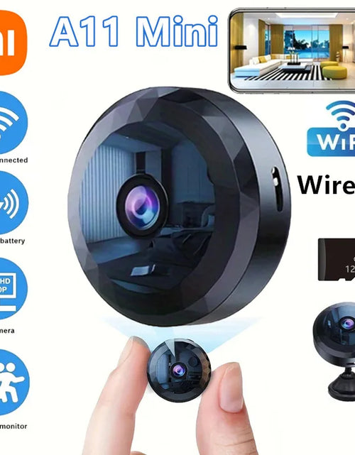 Load image into Gallery viewer, Xiaomi A11 Mini Camera Wifi Wireless 1080P HD Security Remote Monitor Camcorders Video Surveillance Night Version Smart Home
