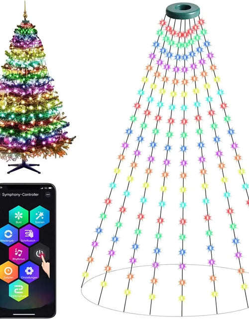 Load image into Gallery viewer, Smart Christmas Tree Lights DIY LED Fairy String Lights with APP &amp; Remote Control Garland for Tree Outdoor Garden Party Wedding
