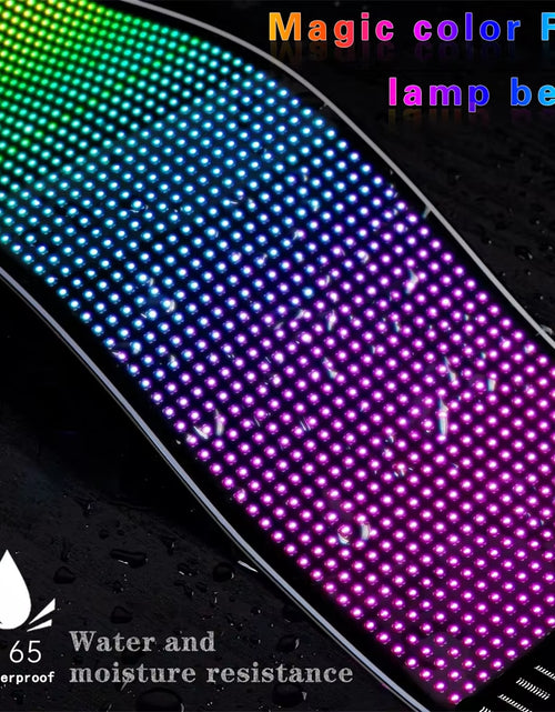 Load image into Gallery viewer, RGB LED Car Sign Animation LED Matrix Pixel Panel DIY Programmable Bluetooth App Control LED Panel Flexible Display Light
