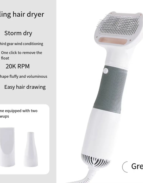 Load image into Gallery viewer, 110V Puppy Pet Hair Dryer Drying Brush Hair Comb Dog Grooming Hairdressing
