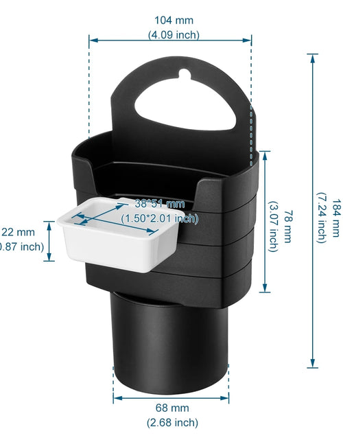 Load image into Gallery viewer, Car Accessories French Fry Holder with Mounting Holds Fries Chips, Ketchup, Sauce &amp; More
