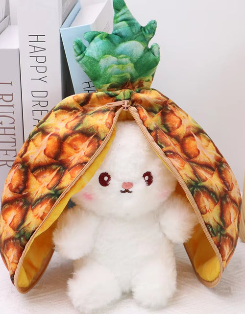 Load image into Gallery viewer, 2024 New Bunny Plush Toy Cute Fruit Rabbit Stuffed Animals Transform Cuddly Bunny Plushie Doll for Kids Birthday Gift
