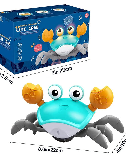 Load image into Gallery viewer, Dancing Crab Run Away Toy for Babies Crawling Interactive Escape Crabs Fujão Toys Baby Birthday Gift VIP Dropshipping with Box
