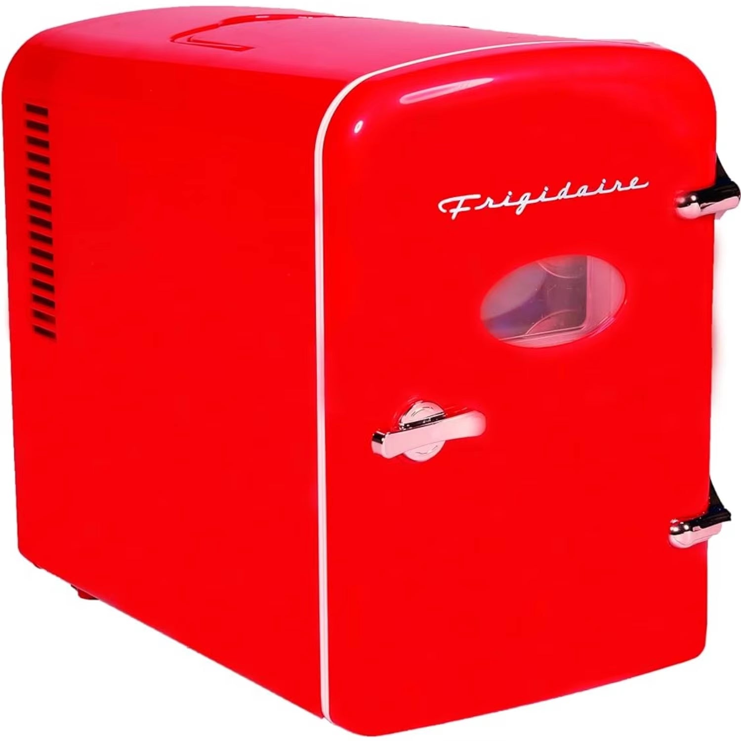 EFMIS129-RED Mini Portable Compact Personal Fridge Cooler, 1 Gallons, 6 Cans