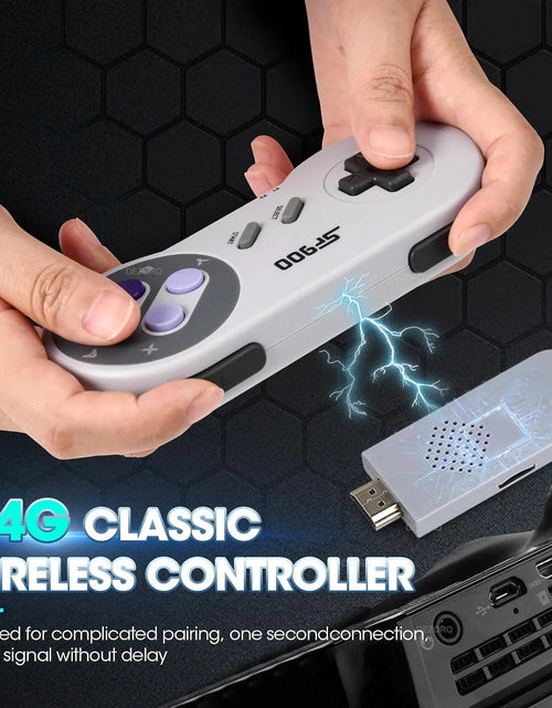 Load image into Gallery viewer, SF900 Console Game Stick 4700 Retro Games HD Video Game Console with Wireless Controller
