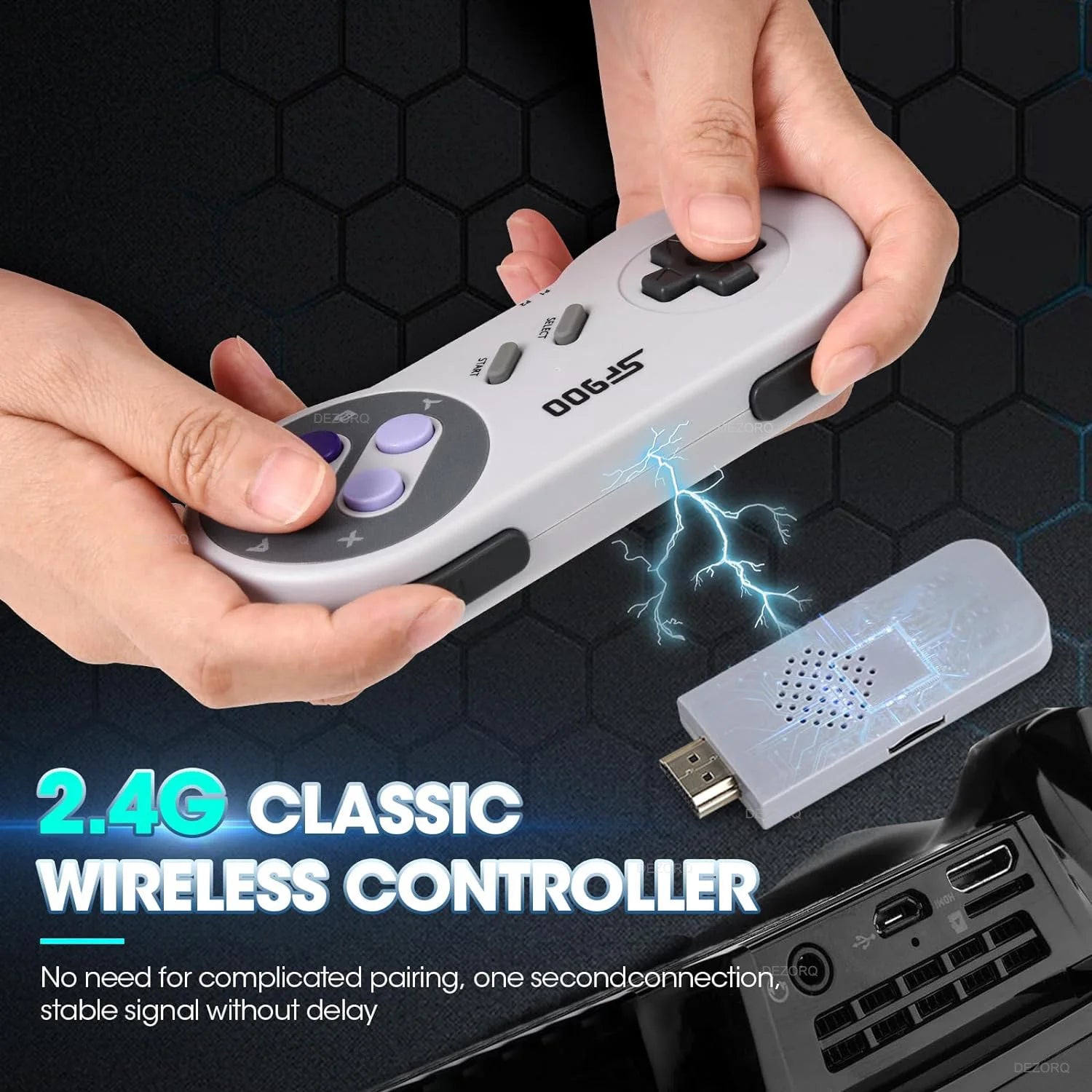 SF900 Console Game Stick 4700 Retro Games HD Video Game Console with Wireless Controller