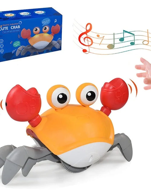 Load image into Gallery viewer, Dancing Crab Run Away Toy for Babies Crawling Interactive Escape Crabs Fujão Toys Baby Birthday Gift VIP Dropshipping with Box
