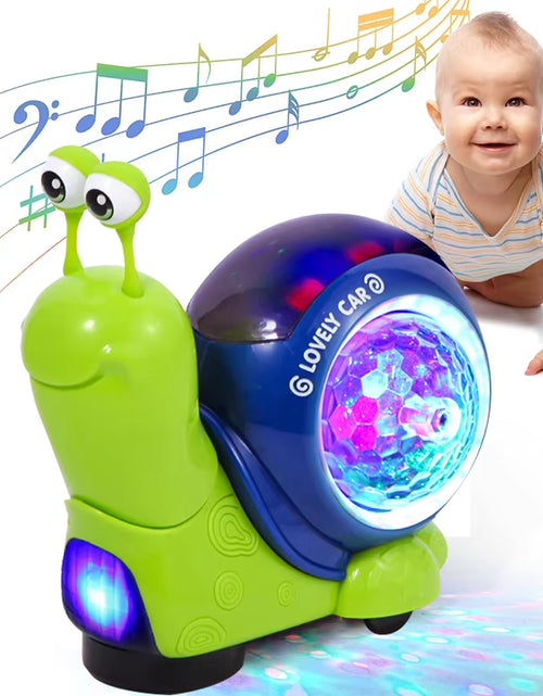 Load image into Gallery viewer, Crawling Crab Snail Baby Toy Walking Tummy Time Dancing Early Educational Interactive Musical Light Toys Toddler for Kids Gifts
