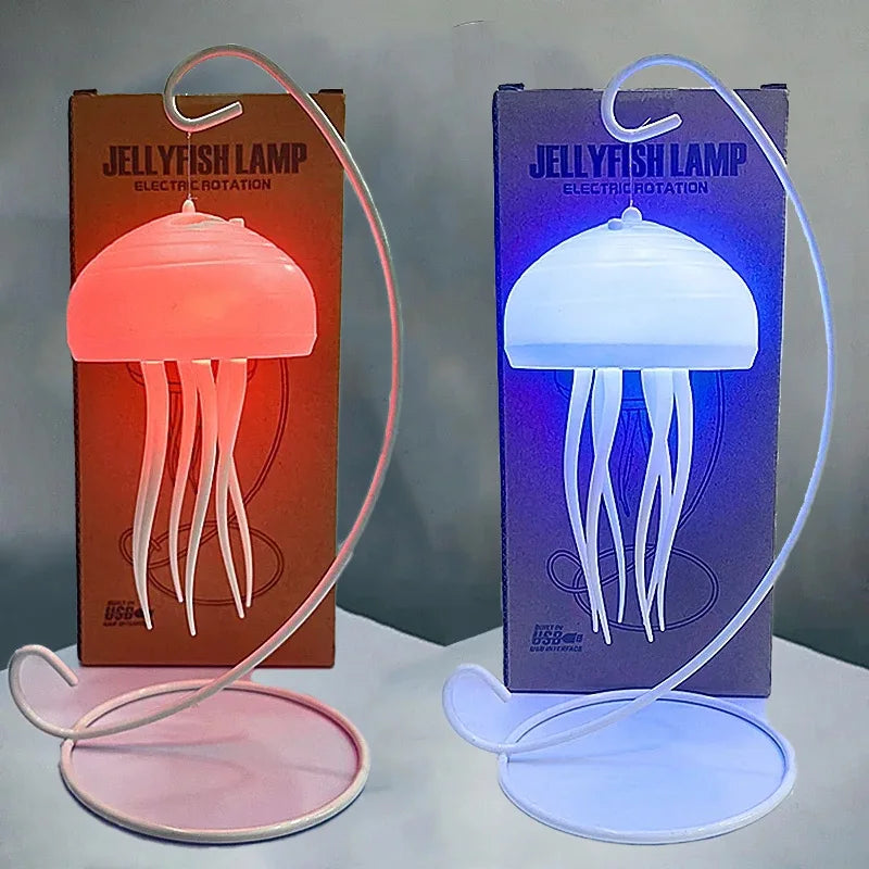 Jellyfish Night Sexy Light, Suitable for Decorating the Bedside Table of a Girl and a Boy'S Dreamland Night in a Family Dormitor