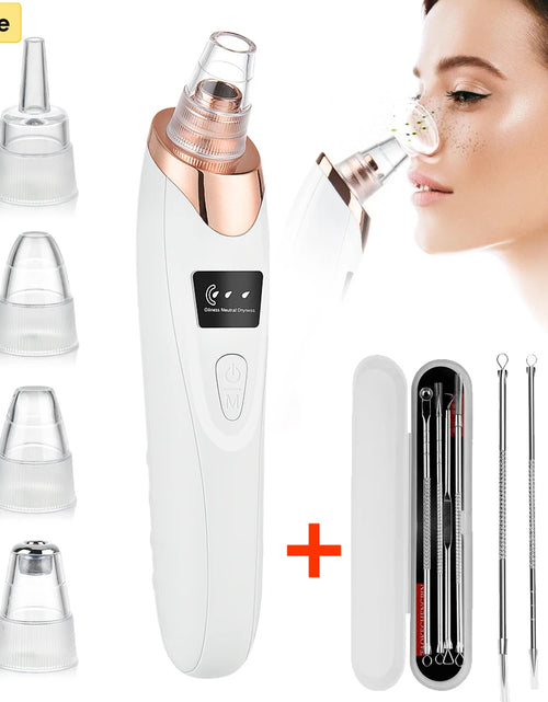 Load image into Gallery viewer, Vacuum Suction Blackhead Remover Acne Needle Set Facial Pore Cleaner Black Spots Acne Pimple Black Head Extractor Skin Care Tool
