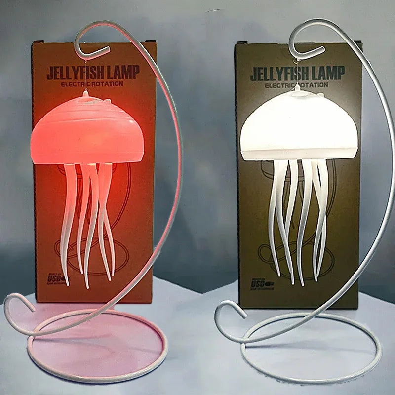 Jellyfish Night Sexy Light, Suitable for Decorating the Bedside Table of a Girl and a Boy'S Dreamland Night in a Family Dormitor