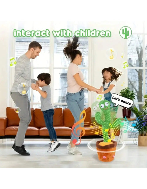 Load image into Gallery viewer, 1Pc-Dancing Talking Cactus Toys for Baby Boys and Girls, Singing Mimicking Recording Repeating What You Say Sunny Cactus up Plus
