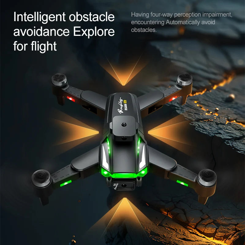 RG606 MAX GPS Professional Drone 4K HD Dual Camera with 5G WIFI Wide Obstacle Avoidance Brushless Foldable Quadcopter 1.2 Km