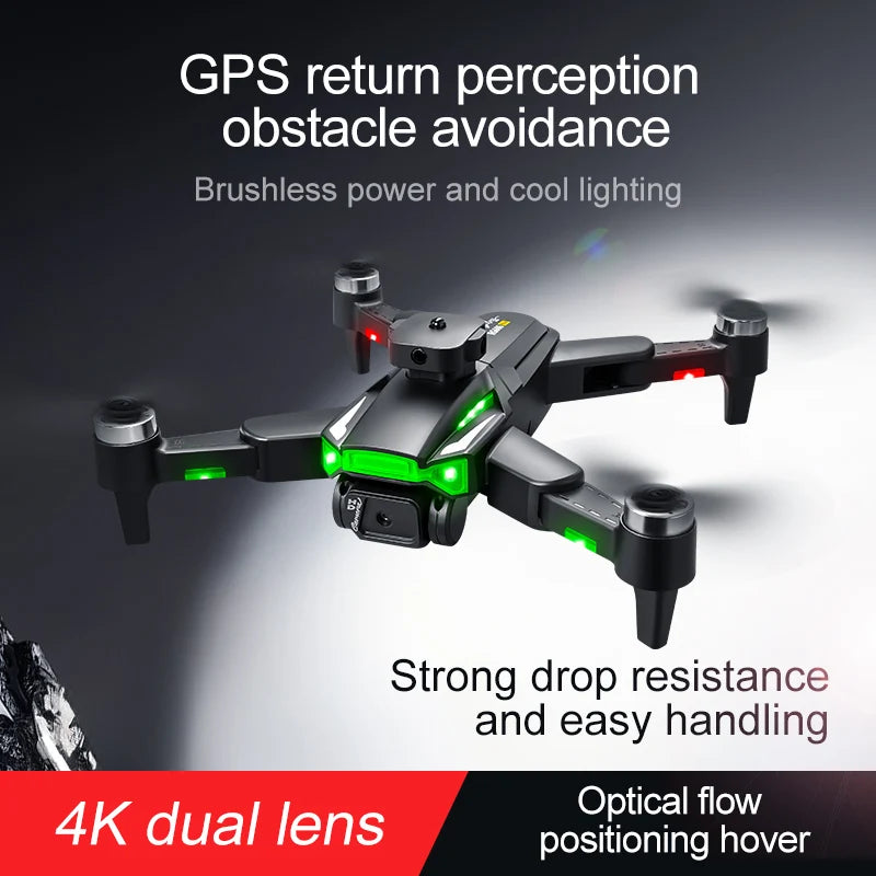 RG606 MAX GPS Professional Drone 4K HD Dual Camera with 5G WIFI Wide Obstacle Avoidance Brushless Foldable Quadcopter 1.2 Km