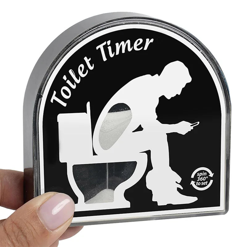 Toilet Hourglass Timer 5 Minute Restroom Sand Clock Prevent Procrastination Manage Time Countdown Birthday Christmas Funny Gift