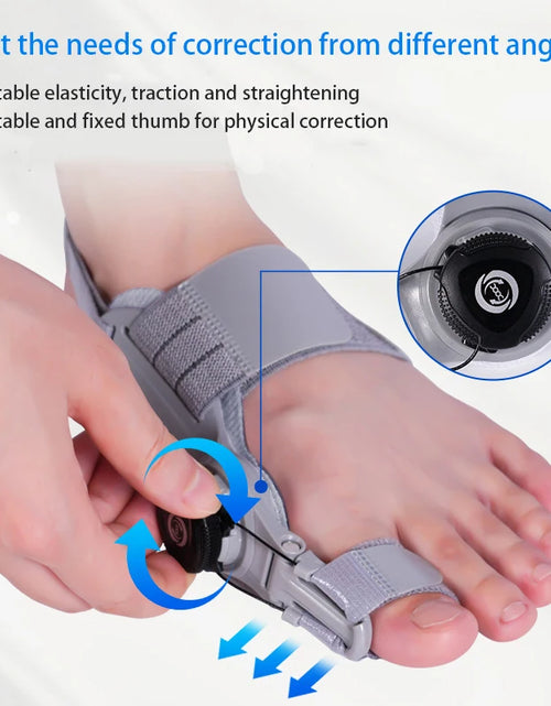 Load image into Gallery viewer, Bunion Corrector Unisex Foot Hallux Valgus Braces Rotatable Toe Separator Straightener Adjustable Pedicure Finger Toe Corrector
