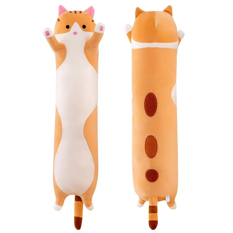 50Cm Plush Toy Cute Pillow Lazy Sleeping Cushion Cat Long Cat Cute Kawaii Dormitory School Bed Holiday Gift Sleeping Pillow