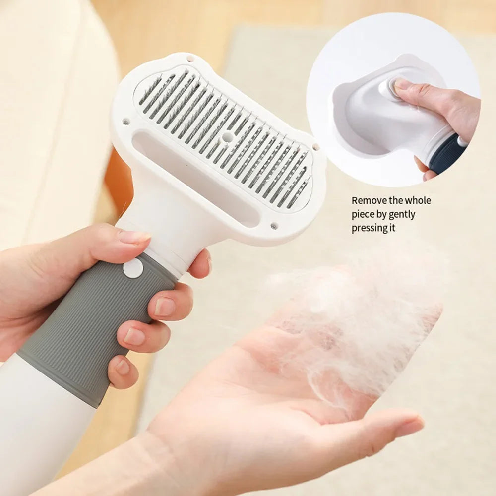 110V Puppy Pet Hair Dryer Drying Brush Hair Comb Dog Grooming Hairdressing