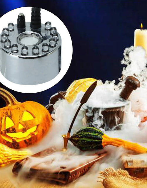 Load image into Gallery viewer, 2023 Halloween Mini LED Pumpkin Light Fogger Water Fountain Pond Fog Machine Atomizer for Halloween Christmas Party Decoration
