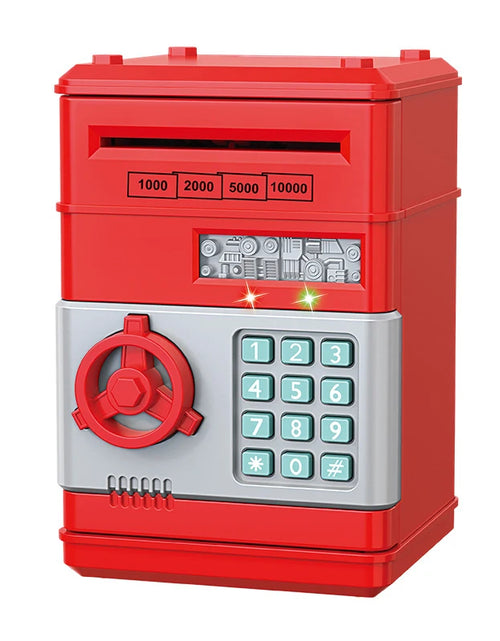 Load image into Gallery viewer, Creative Piggy Bank Automatic Mini Safe Coins Cash Saving Money Box Password Counter Code Key Lock Coin Bank ATM Child Gift
