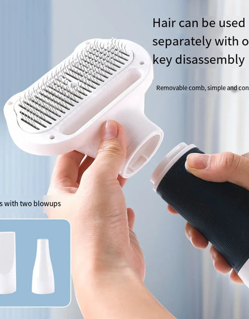 Load image into Gallery viewer, 110V Puppy Pet Hair Dryer Drying Brush Hair Comb Dog Grooming Hairdressing
