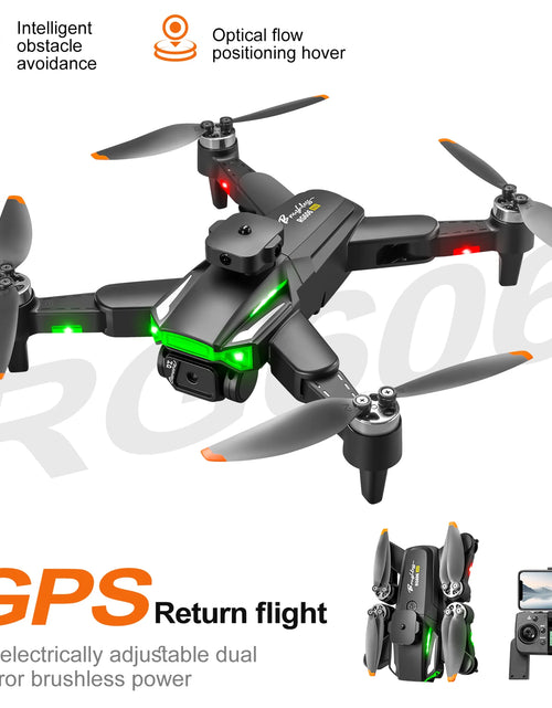 Load image into Gallery viewer, RG606 MAX GPS Professional Drone 4K HD Dual Camera with 5G WIFI Wide Obstacle Avoidance Brushless Foldable Quadcopter 1.2 Km
