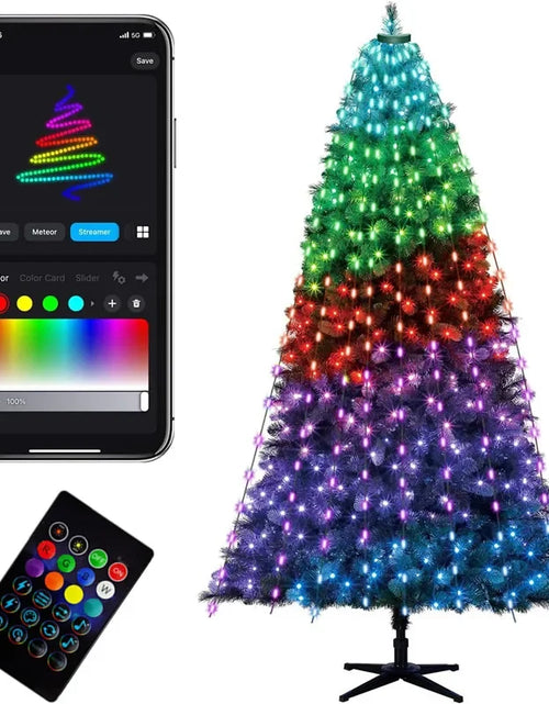 Load image into Gallery viewer, Smart Christmas Tree Lights DIY LED Fairy String Lights with APP &amp; Remote Control Garland for Tree Outdoor Garden Party Wedding
