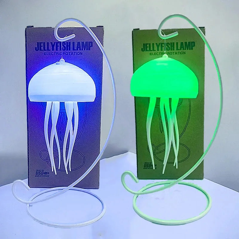 Jellyfish Night Sexy Light, Suitable for Decorating the Bedside Table of a Girl and a Boy'S Dreamland Night in a Family Dormitor