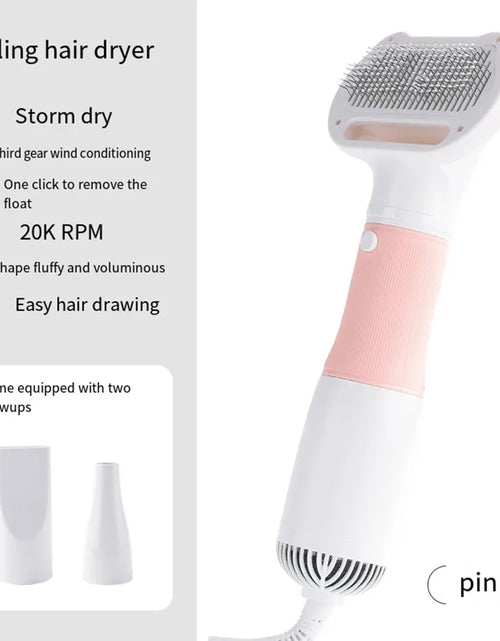 Load image into Gallery viewer, 110V Puppy Pet Hair Dryer Drying Brush Hair Comb Dog Grooming Hairdressing
