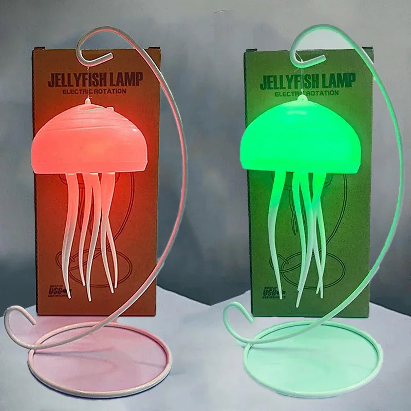 Jellyfish Night Sexy Light, Suitable for Decorating the Bedside Table of a Girl and a Boy'S Dreamland Night in a Family Dormitor