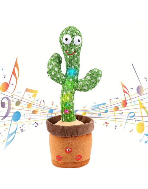 Load image into Gallery viewer, 1Pc-Dancing Talking Cactus Toys for Baby Boys and Girls, Singing Mimicking Recording Repeating What You Say Sunny Cactus up Plus
