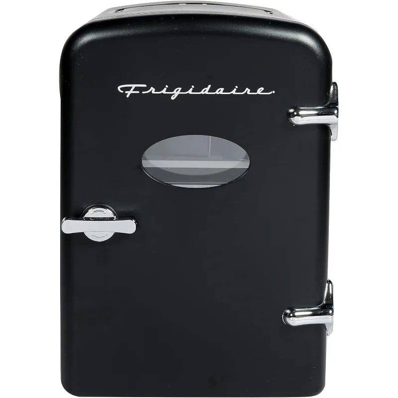 Frigidaire EFMIS175 Retro 9-Can Mini Personal Fridge Portable Cooler for Car, Office, Bedroom, Dorm Room, or Cabin