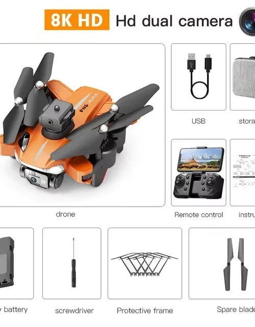 Load image into Gallery viewer, XIAOMI  P11S Drone 8K GPS Professional HD Aerial Photography Dual-Camera Omnidirectional Obstacle Avoidance Quadrotor Drone
