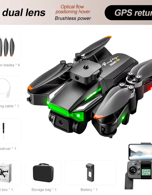 Load image into Gallery viewer, RG606 MAX GPS Professional Drone 4K HD Dual Camera with 5G WIFI Wide Obstacle Avoidance Brushless Foldable Quadcopter 1.2 Km
