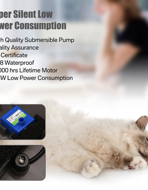 Load image into Gallery viewer, 2L Pet Dog Cat Water Fountain Automatic LED Auto Dish Drinking Dispenser Bowl
