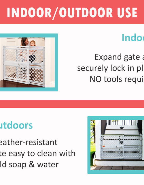 Load image into Gallery viewer, Toddleroo by  Supergate Explorer Baby Gate - 26 to 42 Inches Wide and Stands 26 Inches Tall
