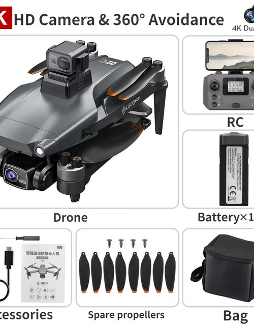 Load image into Gallery viewer, Xiaomi L600 PRO MAX Drone 4K Professional HD Dual Camera 360°Obstacle Avoidance Brushless Quadcopter 3-Axis Gimbal Drone
